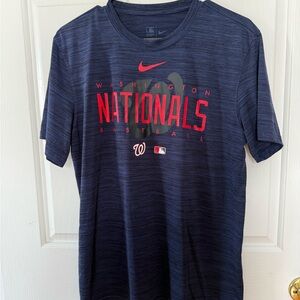 Nike Navy Blue MLB Nationals T-Shirt